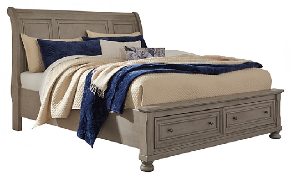 Lettner Sleigh Bed with Storage