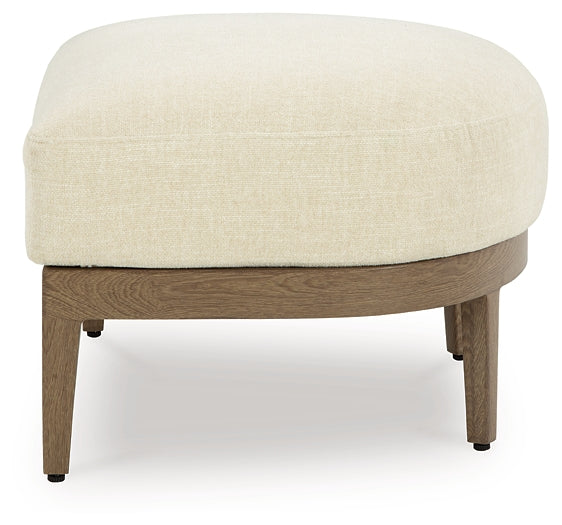 Serene Bay Ottoman with Cushion