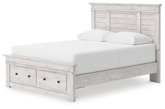 Makidern Queen Panel Storage Bed