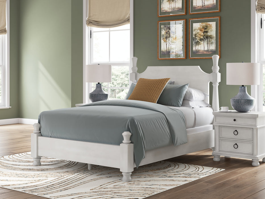 Rowlenstown Queen Poster Bed, Dresser and Mirror