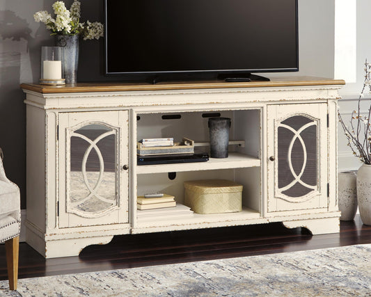 Realyn XL TV Stand w/Fireplace Option