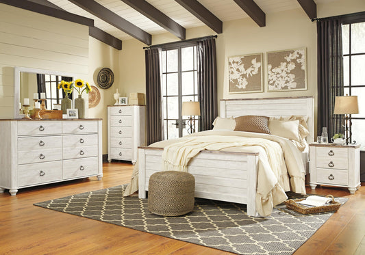 Willowton Two Drawer Night Stand