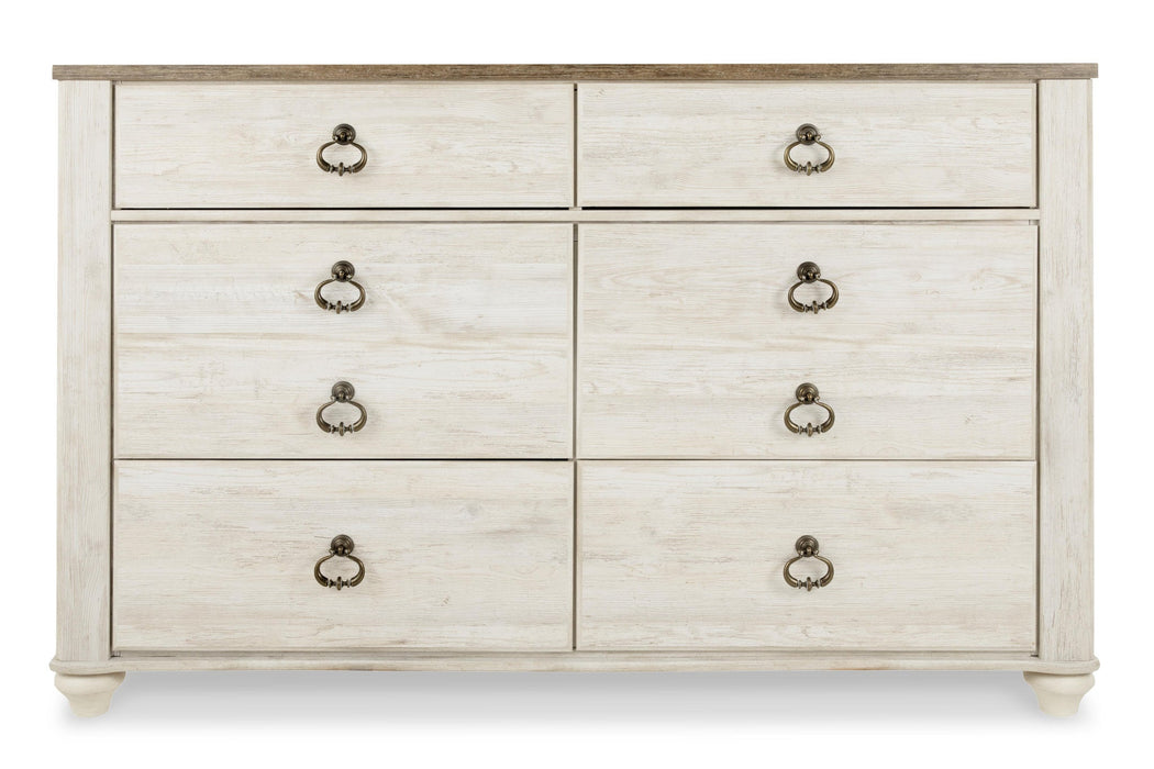 Willowton Six Drawer Dresser