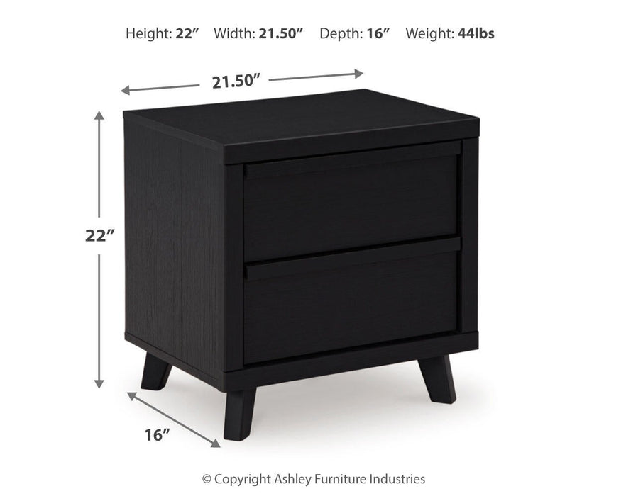 Danziar Queen Panel Bed, Dresser, Mirror and Nightstand