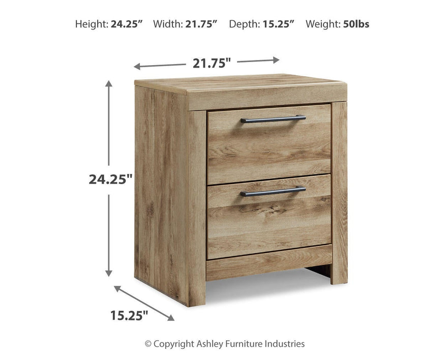 Hyanna Twin Panel Bed, Dresser, Mirror, Chest and Nightstand