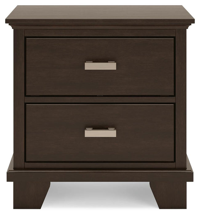 Covetown King Panel Bed, Dresser, Mirror, Chest and Nightstand