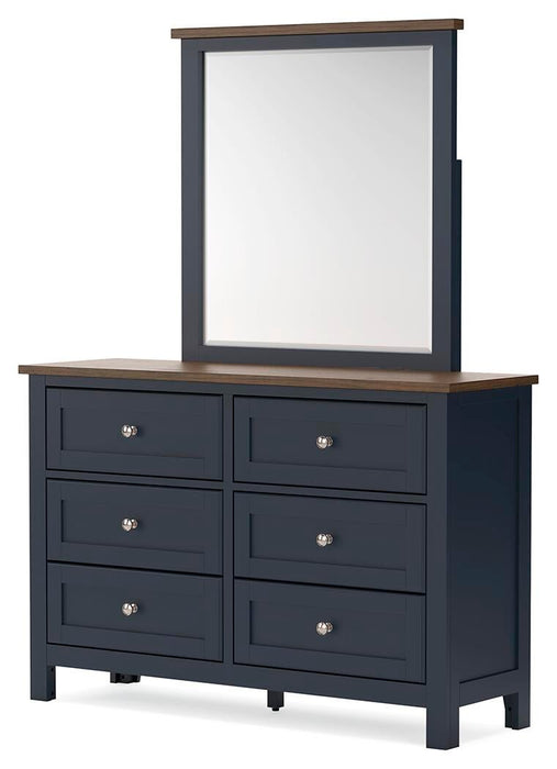 Landocken Full Panel Headboard, Dresser, Mirror, Chest and Nightstand