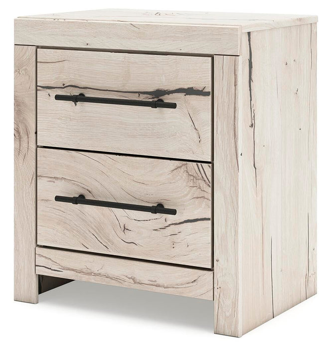 Lawroy Twin Panel Bed with Storage, Dresser, Mirror, Chest and Nightstand