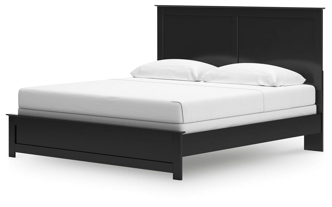 Maribel King Panel Bed, Dresser and Mirror