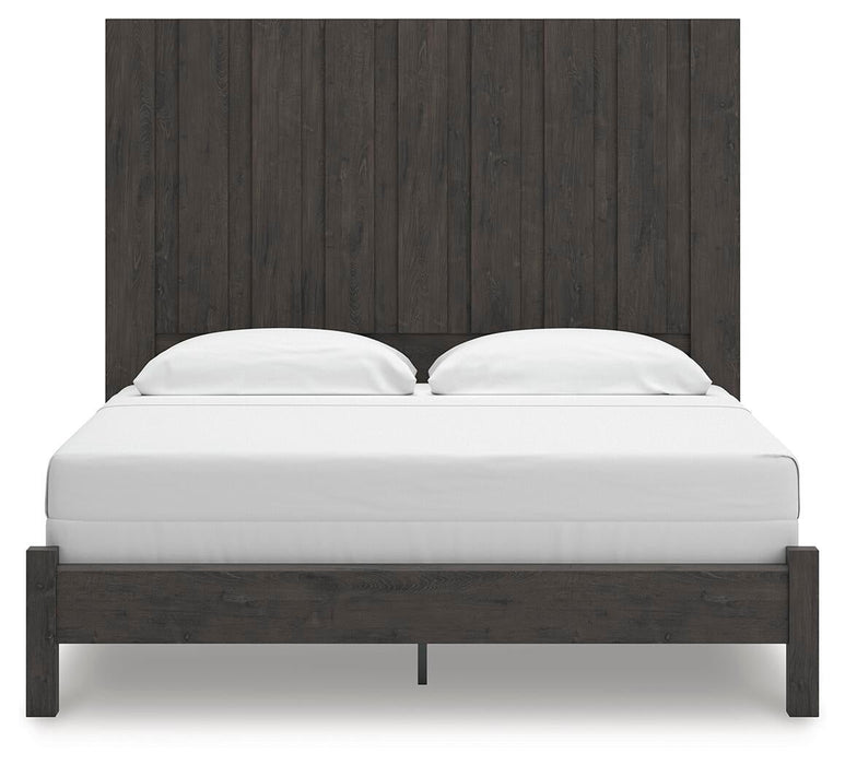 Fraluna King Panel Bed, Dresser, Mirror and Nightstand