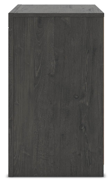 Fraluna King Panel Bed, Dresser, Mirror, Chest and Nightstand