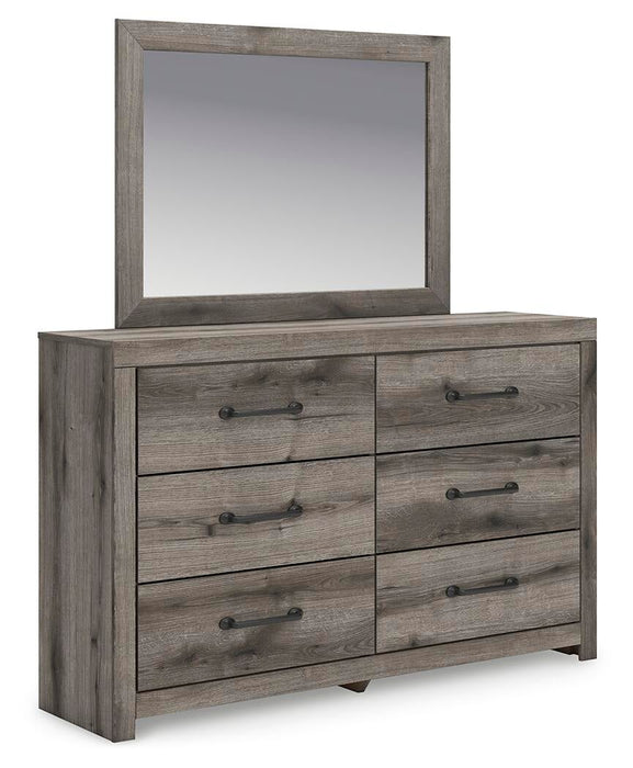 Graystorm Twin Panel Bed, Dresser, Mirror, Chest and Nightstand