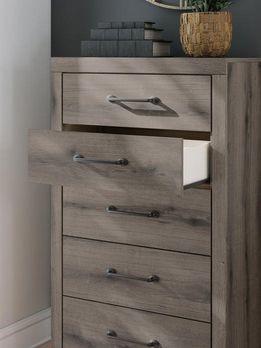 Graystorm Twin Panel Bed, Dresser, Mirror, Chest and Nightstand