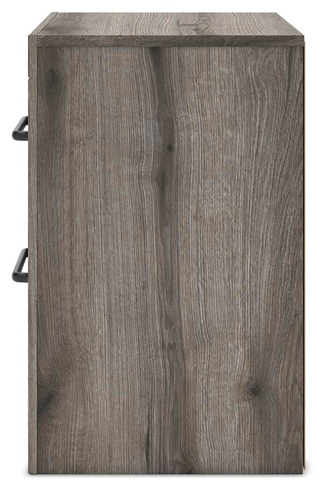 Graystorm Twin Panel Bed, Dresser, Mirror and Nightstand
