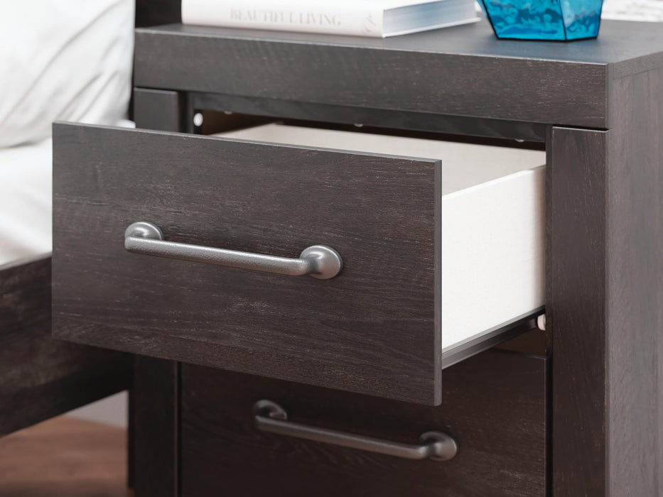 Hollivern Twin Panel Storage Bed, Dresser, Mirror, Chest and Nightstand