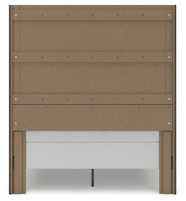 Fraluna Queen Panel Storage Bed, Dresser, Mirror, Chest and Nightstand