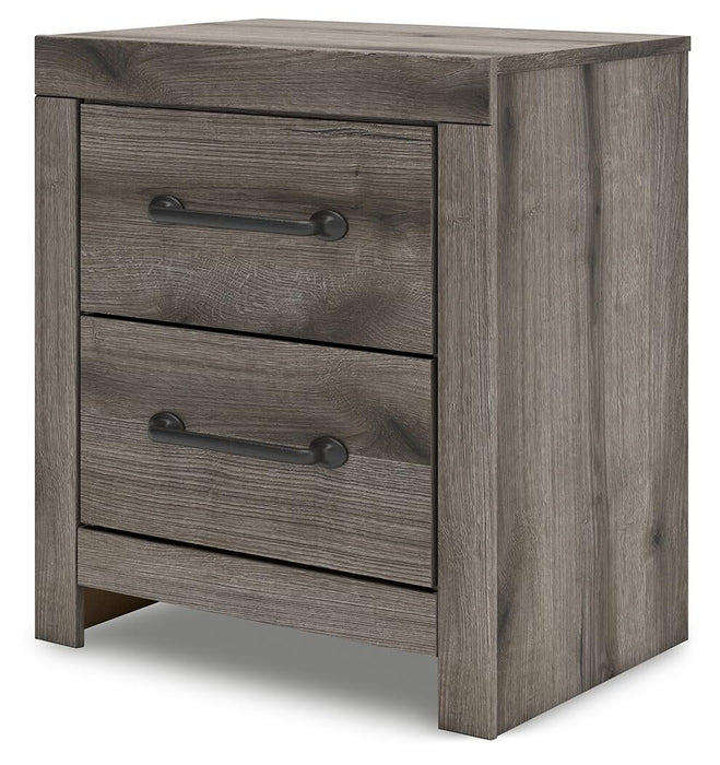 Graystorm Full Panel Bed, Dresser, Mirror, Chest and Nightstand