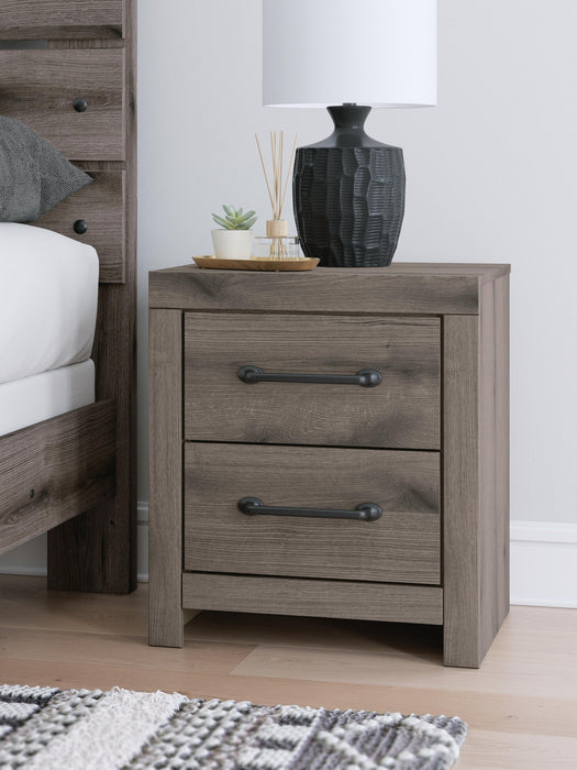 Graystorm Full Panel Bed, Dresser, Mirror, Chest and Nightstand