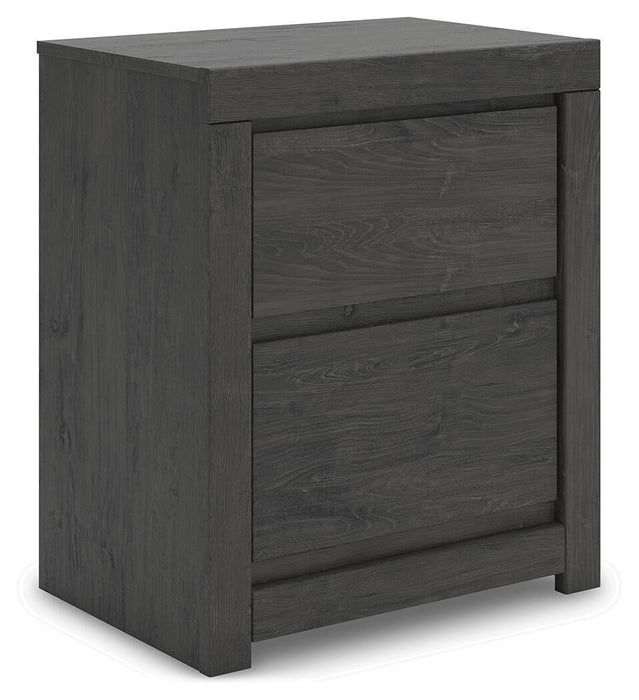 Fraluna King Panel Storage Bed, Dresser, Mirror, Chest and Nightstand