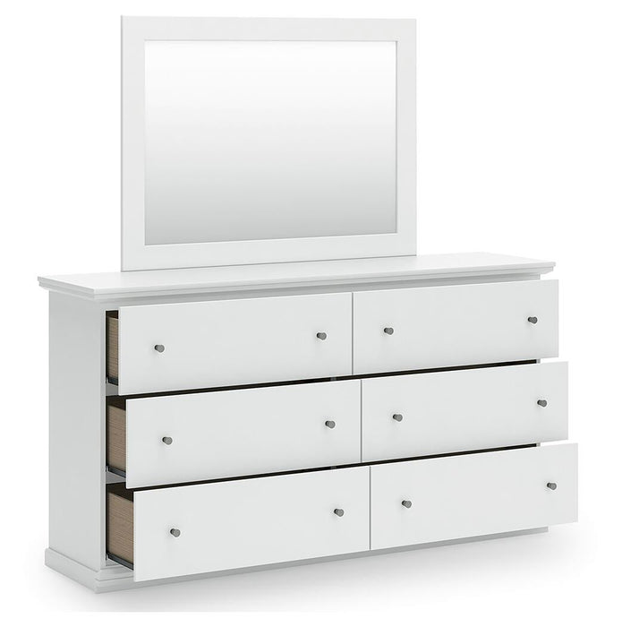 Bostwick Shoals Twin Panel Bed, Dresser, Mirror, Chest and Nightstand