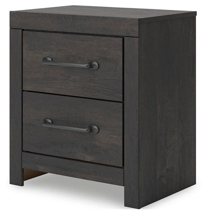 Hollivern Full Panel Bed with Storage, Dresser, Mirror, Chest and Nightstand