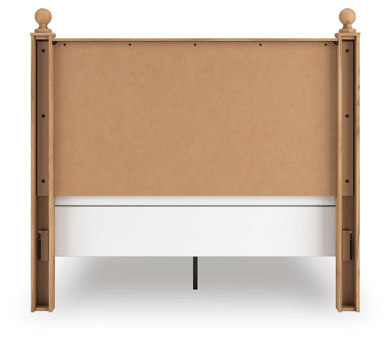 Aleaport Queen Panel Bed with Mirrored Dresser and Nightstand