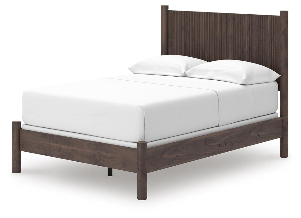 Pamytta Full Panel Bed, Dresser, Mirror, Chest and Nightstand