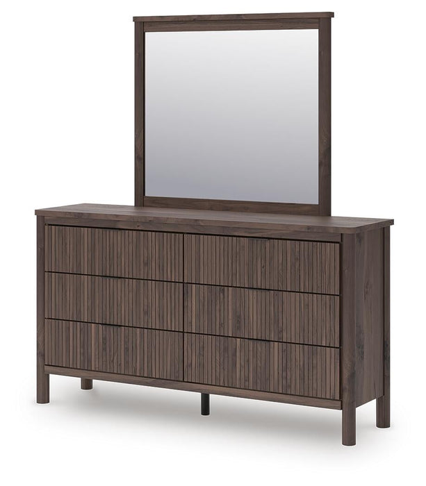 Pamytta Queen Panel Platform Bed, Dresser, Mirror, Chest and Nightstand