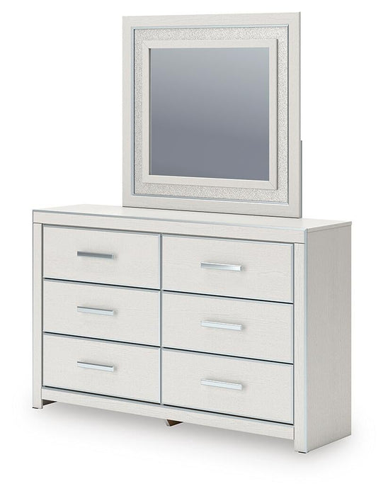 Zuraleus Queen Upholstered Bed, Dresser, Mirror, Chest and Nightstand