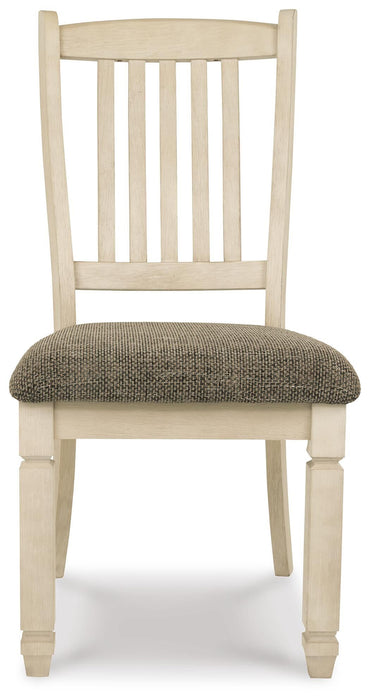 Bolanburg Dining Table and 4 Chairs and Bench with Storage