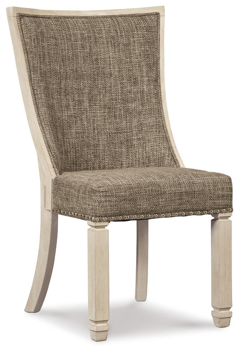 Bolanburg Dining Table and 4 Chairs and Bench with Storage