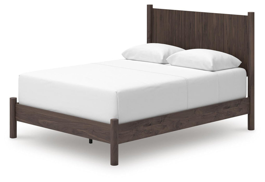 Pamytta Queen Panel Bed, Dresser, Mirror, Chest and Nightstand