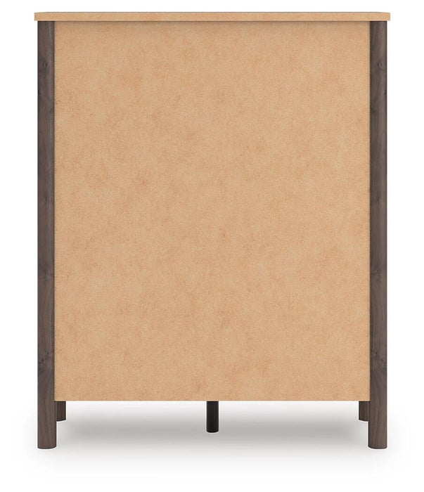 Pamytta Queen Panel Bed, Dresser, Mirror, Chest and Nightstand