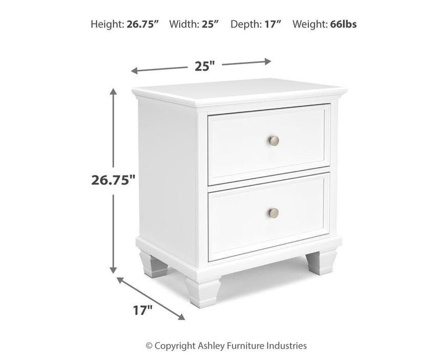 Fortman King Panel Storage Bed with Mirrored Dresser and Nightstand