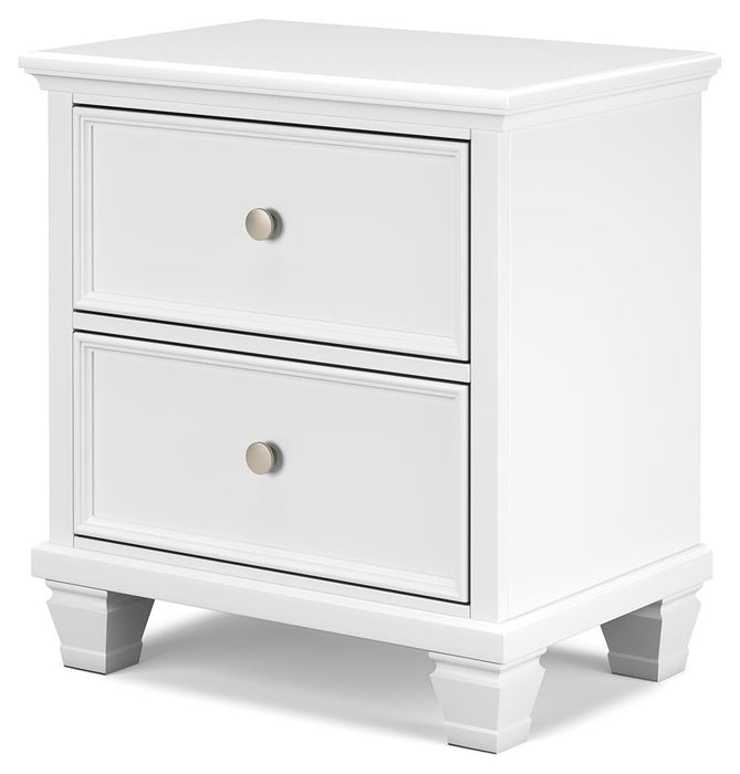 Fortman Twin Panel Storage Bed, Dresser, Mirror and Nightstand