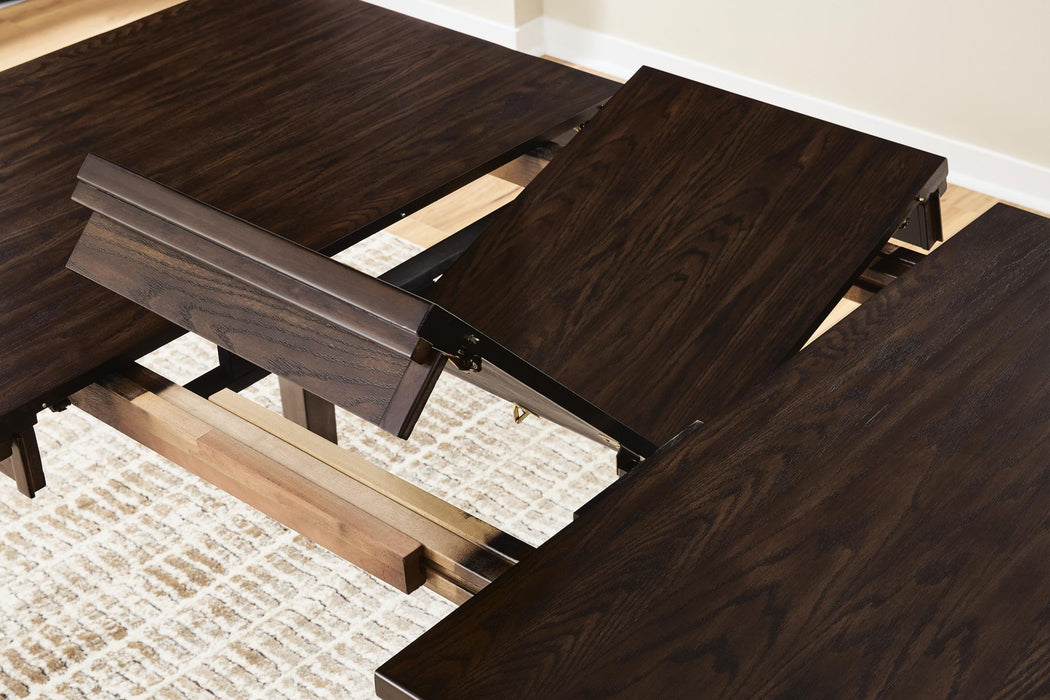 Haddigan Counter Height Dining Table and 4 Barstools