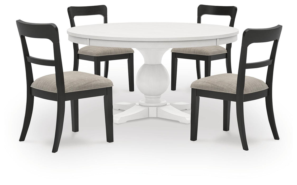 Greddinton Dining Table and 4 Chairs