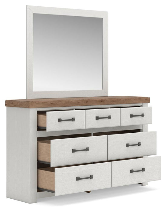 Savonport Full Panel Bed, Dresser and Mirror