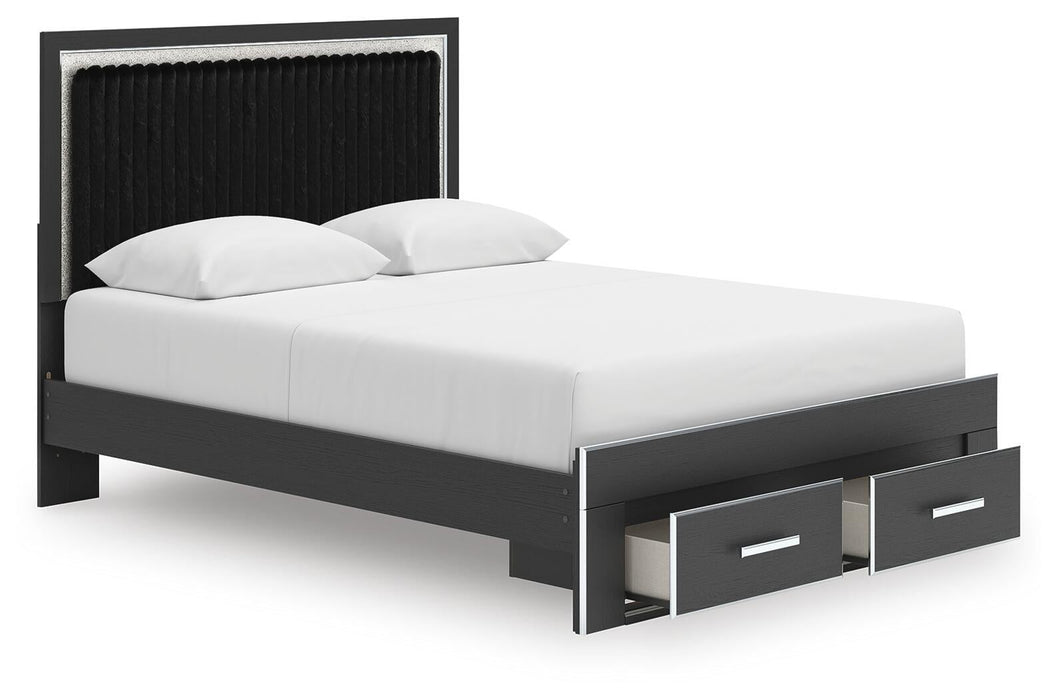 Zuraleus Queen Upholstered Panel Storage Bed