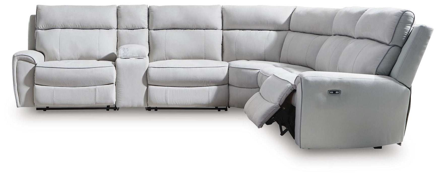 Social Pointe 6-Piece Power Reclining Sectional