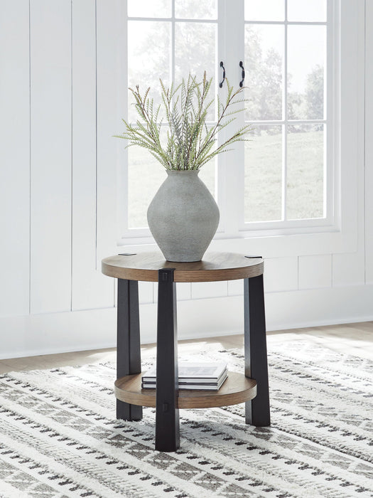 Ridgester Round End Table