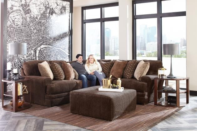 Mammoth-Chocolate Modular L-Shaped Sectional
