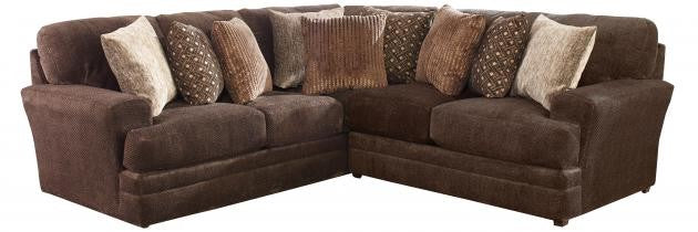 Mammoth-Chocolate Modular L-Shaped Sectional