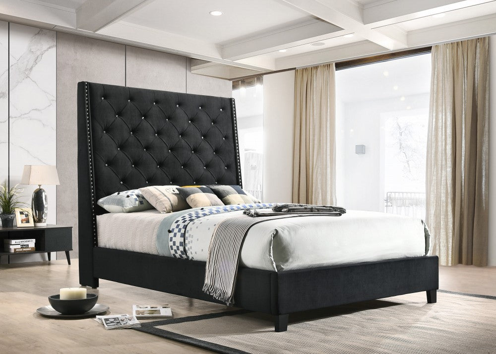 Chantilly-Black King Bed