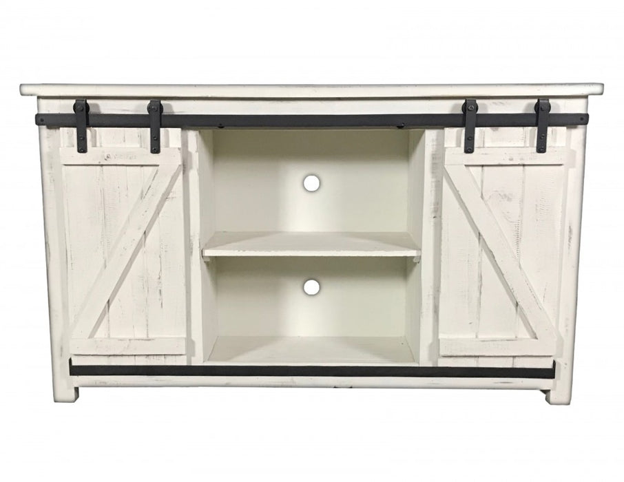 Sliding Barn Door Media Stand