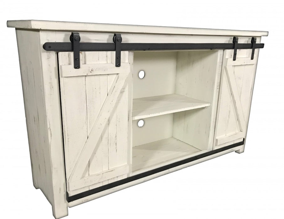 Sliding Barn Door Media Stand