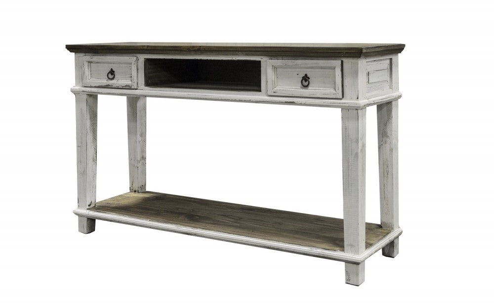 Rustic Hacienda Console Entertainment Center