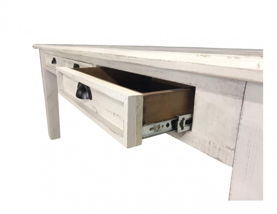 Joanna Dining Table with Storage, Four Chairs & Bench