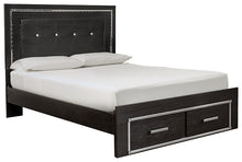Load image into Gallery viewer, Kaydell  Upholstered Panel Bed With Storage
