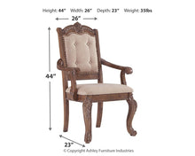 Load image into Gallery viewer, Charmond Dining UPH Arm Chair (2/CN)
